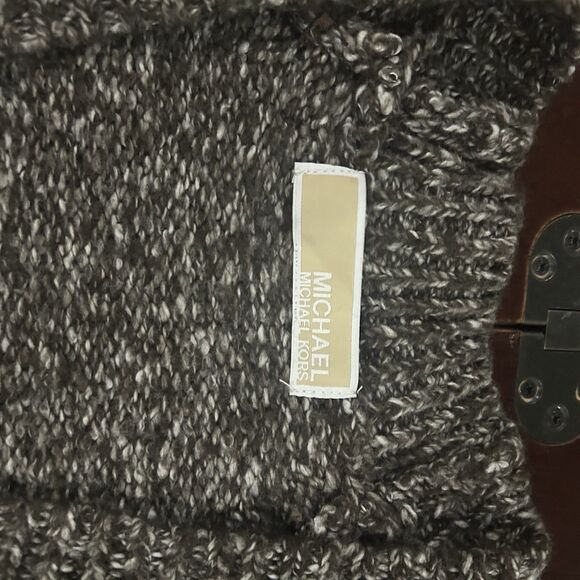 Michael Kors Women's Brown Tunic Sweater Size M Workwear Knit V Neck - Picture 7 of 10